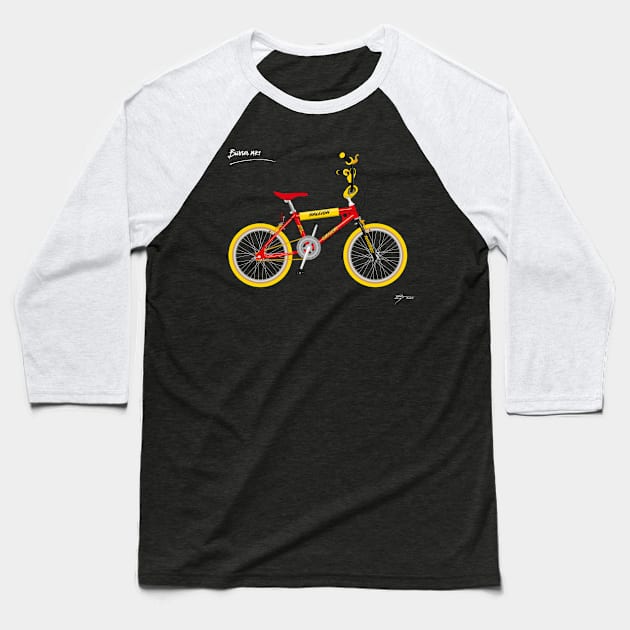 Raleigh Burner Mk 1 Baseball T-Shirt by Tunstall